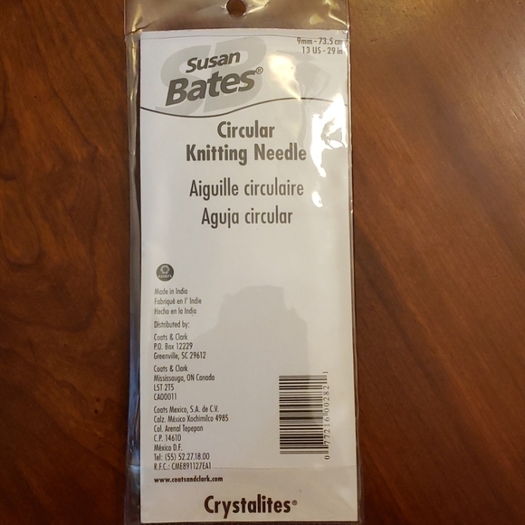 CRYSTALITES Susan Bates Circular Knitting Needles - Picture 2 of 6